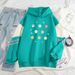 American Style Color Block Loose Niche Star Cute Cartoon Pullover Outerwear Cool Top Sweatshirt_viptrois.com