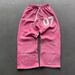 Men's Clothing Urban Streetwear Hoodie & Pants Set Loose Fit Zip-Up Hooded Sweatshirt With Matching Joggers For Men (Black/Pink/Purple, Letter Print)_viptrois.com