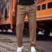 Men's Casual Straight Leg Pants - Lightweight, Breathable & Stylish For Everyday Wear (Multiple Colors & Sizes)_viptrois.com