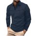 Nordmann INS Spring Autumn Fashion Men's Long Sleeve Plaid Polo Shirt With Button Pockets And Zipper Design_viptrois.com