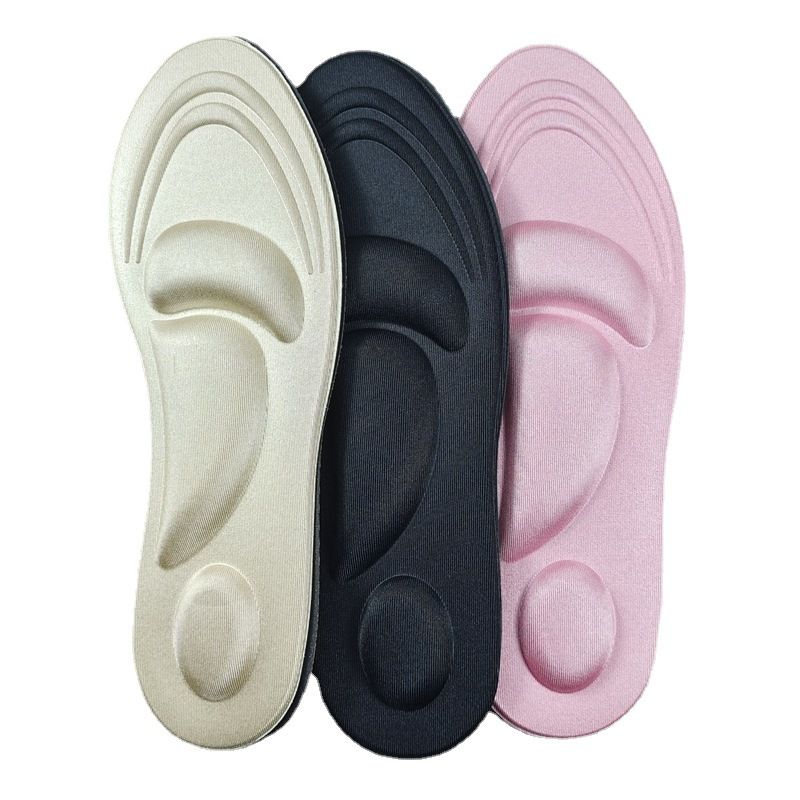 3D Arch Sports Insole For Men And Women Breathable Sweat Absorption Super Soft Shock Absorption Massage Three Dimensional Soft Bottom Deodorant_viptrois.com