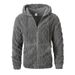 Men’s Fleece-Lined Hooded Cardigan – Detachable Hood, Relaxed Fit (Black/Gray/Light Blue, S-XXL)_viptrois.com