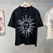 Pure cotton American youth print round neck pullover, fashionable casual high street ruffian handsome men and women's_viptrois.com