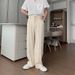 Men's Clothing 2025 New Spring And Autumn Mopping Pants Simple Casual Trousers Men 2023 New Loose Straight Trousers Black Versatile Trousers Trend_viptrois.com
