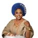 Women's Scarves New Diamond Heavy Industry Bright Silk Layered Straps Nigeria Wedding Party Auto Gel Baotou Hat_viptrois.com