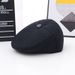 Fleece-Lined Thickened Beret Hat Season Men's Middle-Aged And Elderly Woolen Warm Ear Protection Duckbill Casual Forward_viptrois.com