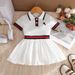 Mother & Kids Summer Casual Baby Girl Baby Girl Children's Skirt Dress Children's Skirt Cross Border Children's Clothing Fashion_viptrois.com