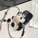 Bag Charms Pilot Panda Cute Plush Pendant Keychain Bag Pendant Panda Plush Doll Back Clip Gift_viptrois.com