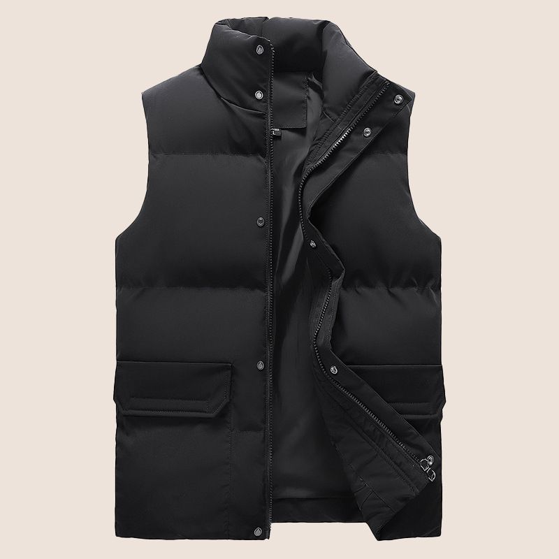 Unisex Quilted Puffer Vest – Lightweight Warm Sleeveless Jacket For Men & Women (Black/Grey/Mint Green, Sizes M-5xl) | Trendy Layering Essential_viptrois.com