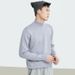 1 Solid Color Men's Mid-High Collar Thickened Knitted Sweater Spring Autumn Winter Round Neck Casual Loose Long Sleeve_viptrois.com
