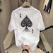 Men's Clothing Pure Cotton T Shirt High End Trendy Men's Summer T Shirt Tops High End Short Sleeved T Shirt Men's New Style Inner Bottoming Shirt_viptrois.com