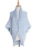 Unisex Cape Winter cuff striped knitted cardigan fringed cape_viptrois.com