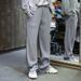 Men's Casual Trousers High-Waisted Wide Leg Straight Fit Striped Pants For Autumn Spring Fashion_viptrois.com