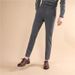 Men's Slim Fit Dress Pants For Business Casual - Wrinkle-Free & Stretchable Polyester Blend Trousers With Comfortable Tailored Fit_viptrois.com