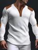20233D Breathable Men's Casual Sweater Autumn V-neck Top Popular Buckle Spot European Retro_viptrois.com