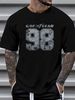 Official Goodyear Mens 98 T-shirt Grey S - XXL Summer Top For Everyday Wear Breathable Casual Slightly Designer Clothes Versatile Streetwear Homme_viptrois.com