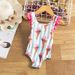 Mother & Kids Baby Girl Watermelon Swimsuit 3D Flower Bikini Swimming Swimwear_viptrois.com