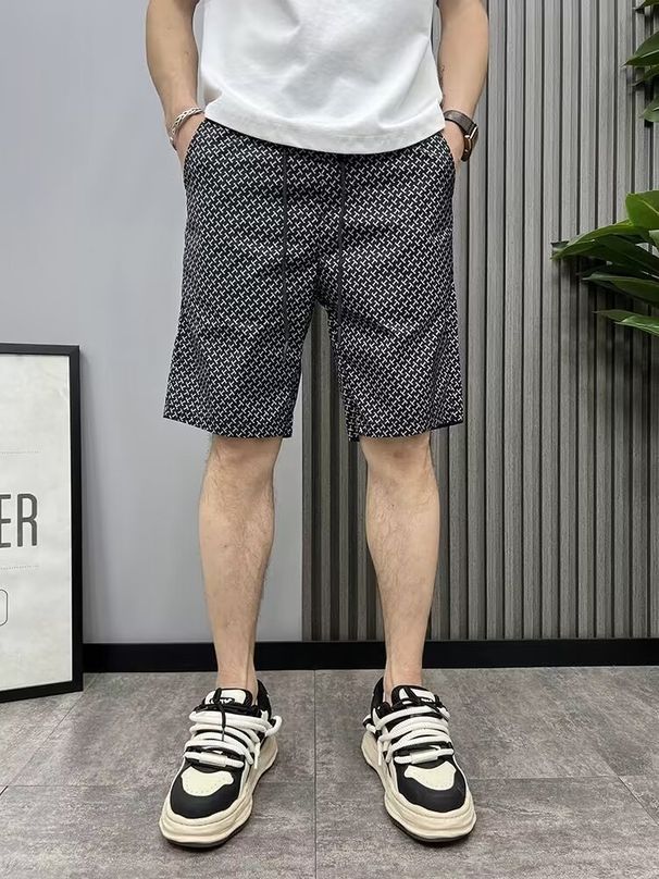 Men's Slim Fit Casual Shorts Mid-Length Style Summer Outerwear Five Point Pants Sports Beachwear_viptrois.com