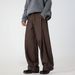 Men's Clothing Three Dimensional Pleated Casual Pants For Men Autumn Style With Adjustable Leg Openings Straight Leg Trousers Trendy Retro Trousers_viptrois.com