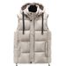 Men's Casual Vest Jacket - Thickened Cotton Padded Sleeveless Coat, Loose Fit, Stylish & Warm Outerwear For Teens & Young Adults_viptrois.com