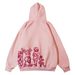 2024 Y2K Streetwear Pink Hoodie Sweatshirt Funny Cartoon Graphic Hoodie Autumn Harajuku Anime Hooded Pullover Hip Hop Hipster_viptrois.com