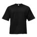 260G Heavy Cotton Large Size T-shirt Foreign Trade Men's Loose Shoulder Sleeves, Fitness Casual Round Neck T-shirt Bottoming Shirt_viptrois.com