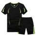 Men's Clothing Sports Casual Suit Summer Short Sleeved Quick Drying Clothes T Shirt Fitness Running Team Uniform_viptrois.com