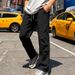 Men's Relaxed Fit Jogger Pants - Wrinkle-Resistant Polyester Casual Trousers With Stretch, Straight Leg & Breathable Design For Sports & Daily Wear_viptrois.com