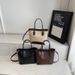 Women's Bucket Bag Fashionable Temperament Commute To Work Travel Bucket Large Capacity Shoulder Bag Crossbody Bag Female_viptrois.com