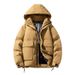 Oversized Hooded Puffer Jacket – 550FP 80% White Duck Down, Windproof & Anti-Pilling (M-8XL)_viptrois.com