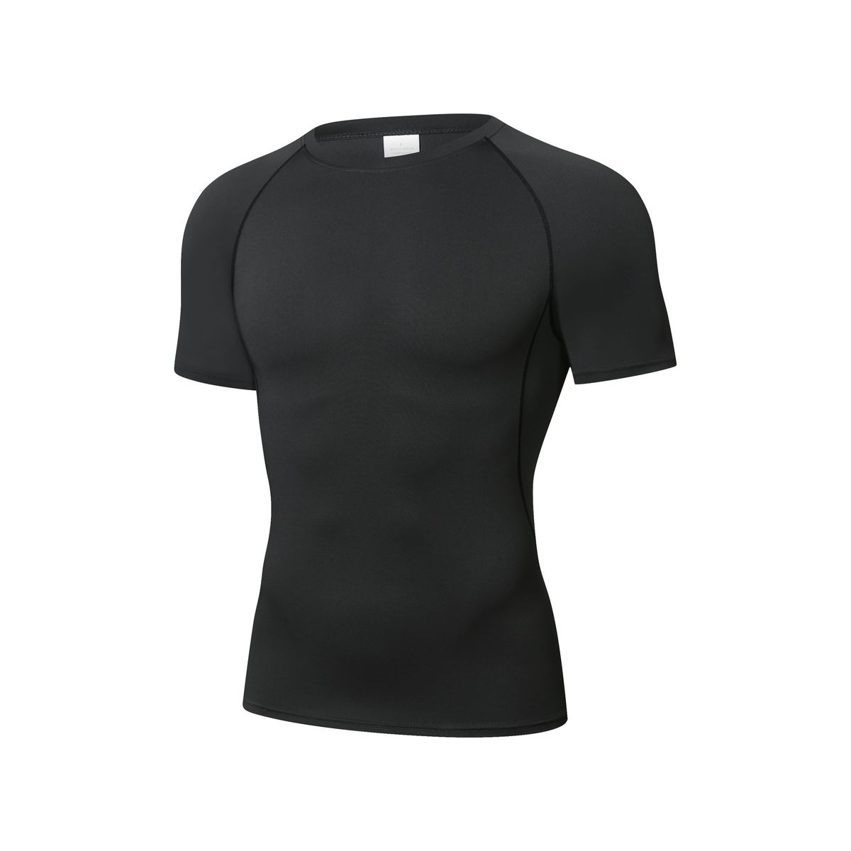 Men's Clothing Sports Elite Short Sleeved Quick Drying Clothes For Men Running Basketball Training Bottoming Shirt Elastic And Breathable Tights_viptrois.com