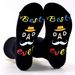 Casual sports socks Cotton socks socks sole letters 3D hot print creative socks_viptrois.com