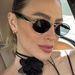 VOOTHOST Classic Round Oval Sunglasses for Women Men Brand Designer Brown Metal Frame Sun Glasses Trend Shades UV400 F0099_viptrois.com