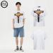 Vintage Short Sleeved Men's Niche Trendy Brand West Coast T Shirt Couple Wear Cotton Short Sleeved_viptrois.com
