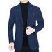 CT 2025 Spring And Autumn Middle-aged Men's Blazer Dad's Thin Business Casual Jacket Single Suit Men_viptrois.com