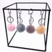 Bag Charm Fur Ball Keychain Candy Color Cute Bag Pendant Creative Small Gift Plush Car Keychain Cartoon Accessories_viptrois.com