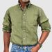Men's Clothing Men's Business Casual Shirt – Vintage Washed Cotton Blend – Slim Fit Button Down (S-3XL)_viptrois.com