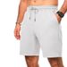 Men's Clothing Shorts Casual Elastic Waist Drawstring Five Point Shorts Summer Beach Vacation Shorts With Pockets_viptrois.com