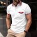 New Men's Polo Shirt Short-sleeved Color Quick Drying T-shirt Shirt Solid Color Patchwork Street Comfortable Men's Polo Shirt Trend_viptrois.com