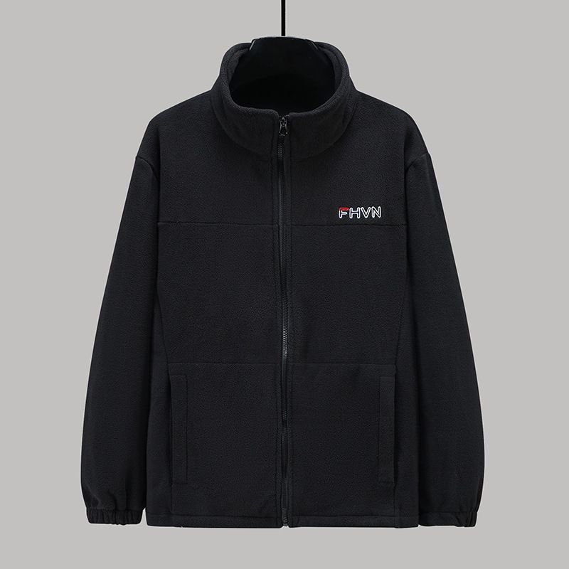 Men's Clothing Plus Size Winter Jacket With Fleece Lining, Windproof Outdoor Coat, Thickened Polyester Padded Hooded Jacket For Big & Tall (6XL-12XL)_viptrois.com