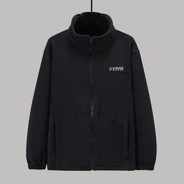 Men's Clothing Plus Size Winter Jacket With Fleece Lining, Windproof Outdoor Coat, Thickened Polyester Padded Hooded Jacket For Big & Tall (6XL-12XL)_viptrois.com