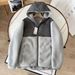 Men's Clothing Unisex Winter Fleece Hooded Zip-Up Jacket - Lightweight, Windproof, Casual & Sporty (Dark Beige, Aqua Blue, Light Gray, Dark Green)_viptrois.com