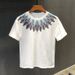 Men's Slim-fit Crew Neck Print Trend Versatile Casual Fashion T-shirt 2025 Summer New Short-sleeved T-shirt_viptrois.com