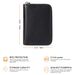 New First Layer Cowhide Zipper Business Card Credit Card Cover Organ RFID Anti-theft Brush Coin Purse_viptrois.com