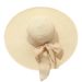 Extra Large Straw For Women, Summer Bowknot Sunshade Protection Beach Vacation Wide Brim Sun Hat_viptrois.com