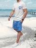 Men's Clothing Trendy Summer Casual Sports Shorts Short Sleeved T Shirt Suit_viptrois.com