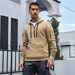Men’s Fleece-Lined Hoodie – Streetwear Pullover With Kangaroo Pocket & Adjustable Drawstring (S-XXXL, 7 Colors)_viptrois.com