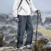 Men's Clothing Trendy Mountain Series Outdoor Three Proof Assault Pants Men's Waterproof And Windproof Side Zipper Straight Pants Couple Trousers_viptrois.com