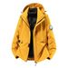 3-in-1 Unisex Waterproof Hiking Jacket With Detachable Fleece & Down Inner Layer For Outdoor Adventures - All-Season Windproof Thermal Coat_viptrois.com