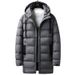 Men's Thickened Winter Jacket – Warm Polyester Padded Coat With Stand Collar (M-XXXXXL) | Korean Streetwear Style For Casual & Urban Fashion_viptrois.com